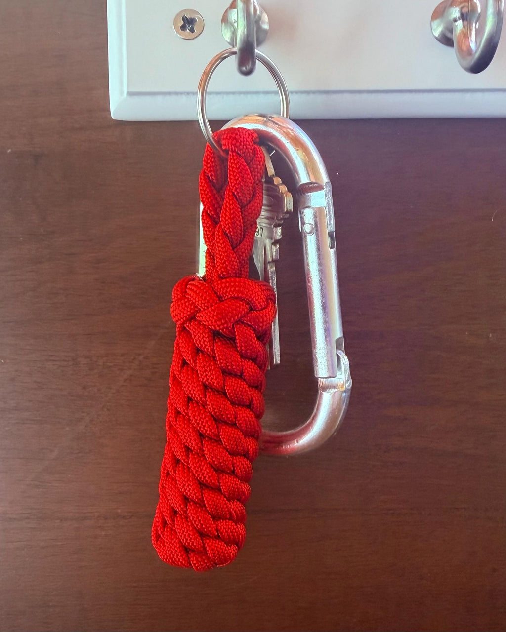 Paracord Keychain, Handmade Key Fob, Backpack Accessory