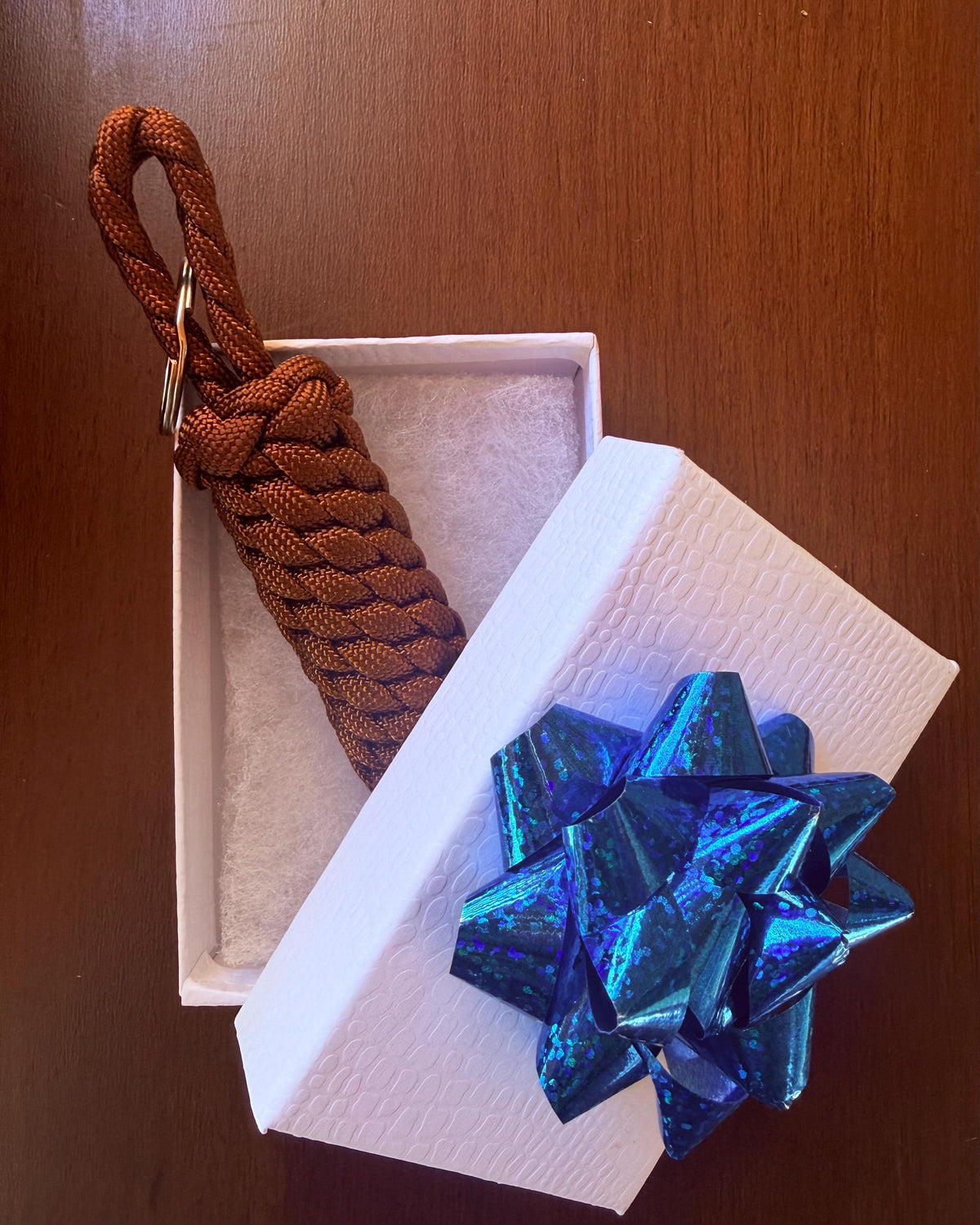 Paracord Keychain, Handmade Key Fob, Backpack Accessory