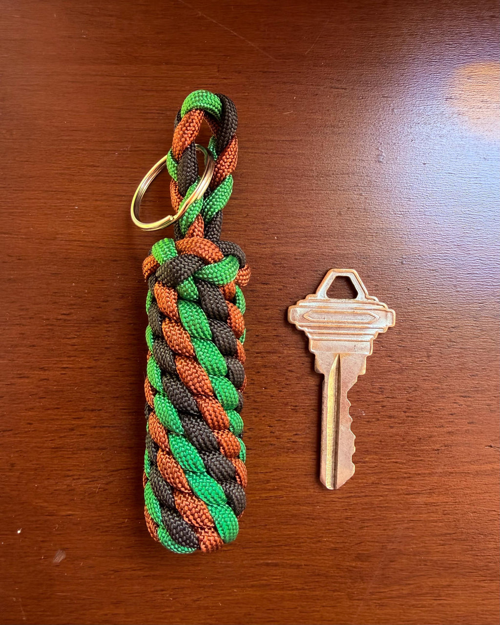 Personalized Key Chain, Custom Paracord Key Fob, Choose Your Own 3 Colors