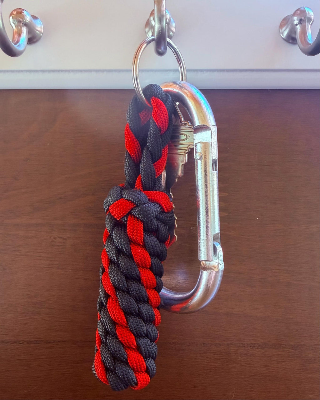 Personalized Key Chain, Custom Paracord Key Fob, Choose Your Own 3 Colors