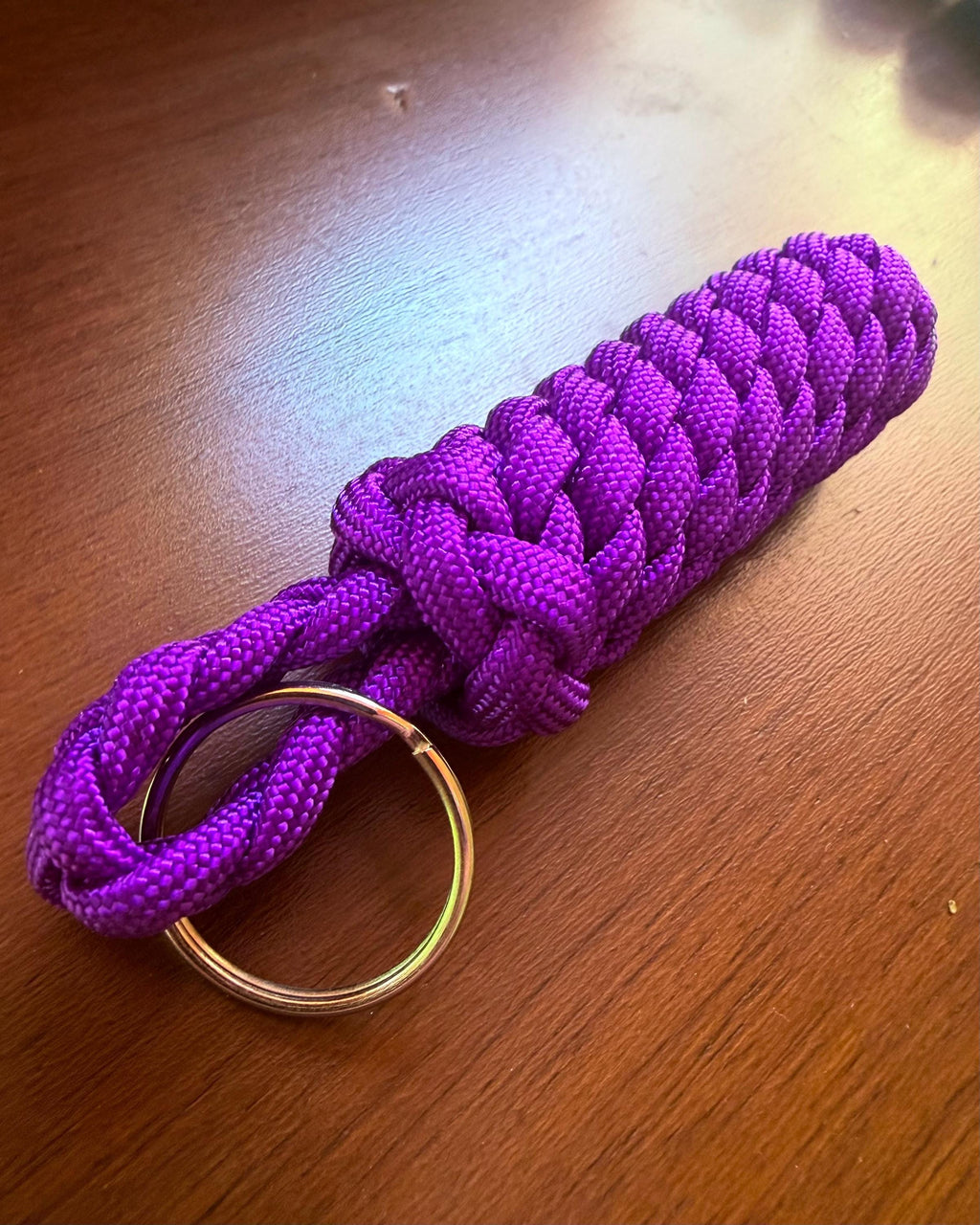 Paracord Keychain, Handmade Key Fob, Backpack Accessory