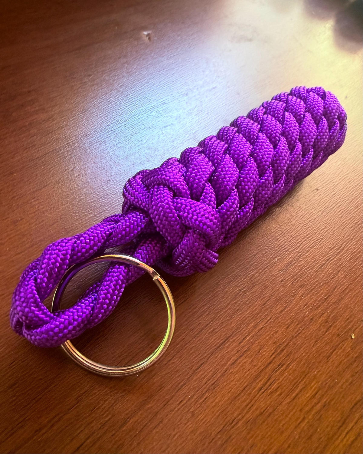 Paracord Keychain, Handmade Key Fob, Backpack Accessory
