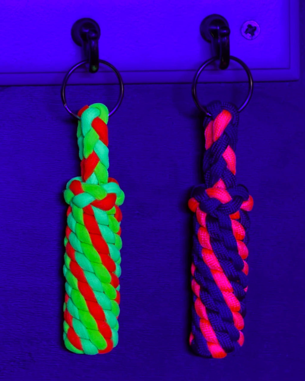 Personalized Key Chain, Custom Paracord Key Fob, Choose Your Own 3 Colors