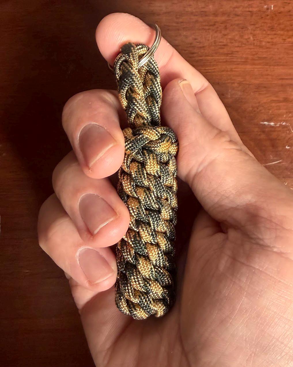 Camouflage Paracord Keychain | Handmade Keychain | Tactical EDC Gear
