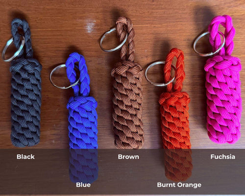 Paracord Keychain, Handmade Key Fob, Backpack Accessory
