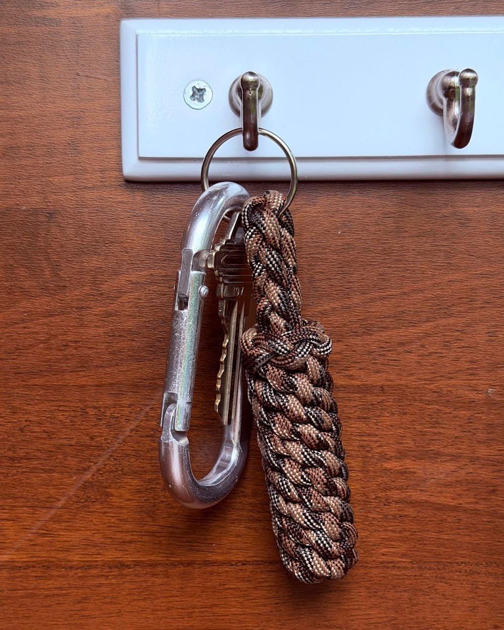 Camouflage Paracord Keychain | Handmade Keychain | Tactical EDC Gear