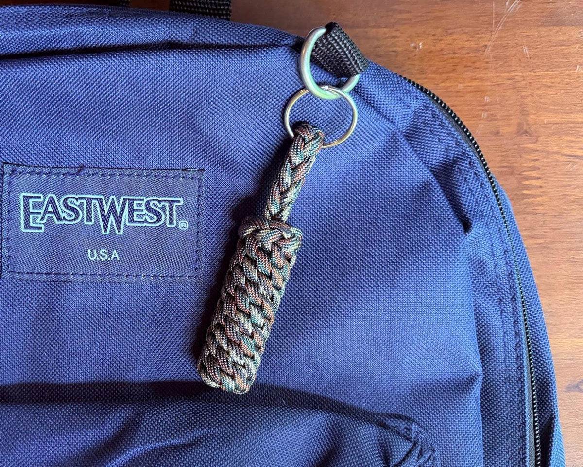 Camouflage Paracord Keychain | Handmade Keychain | Tactical EDC Gear