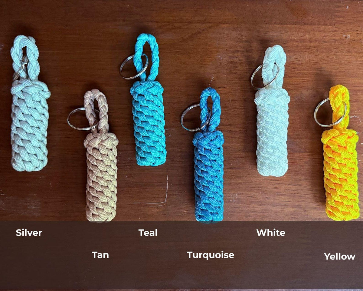 Paracord Keychain, Handmade Key Fob, Backpack Accessory