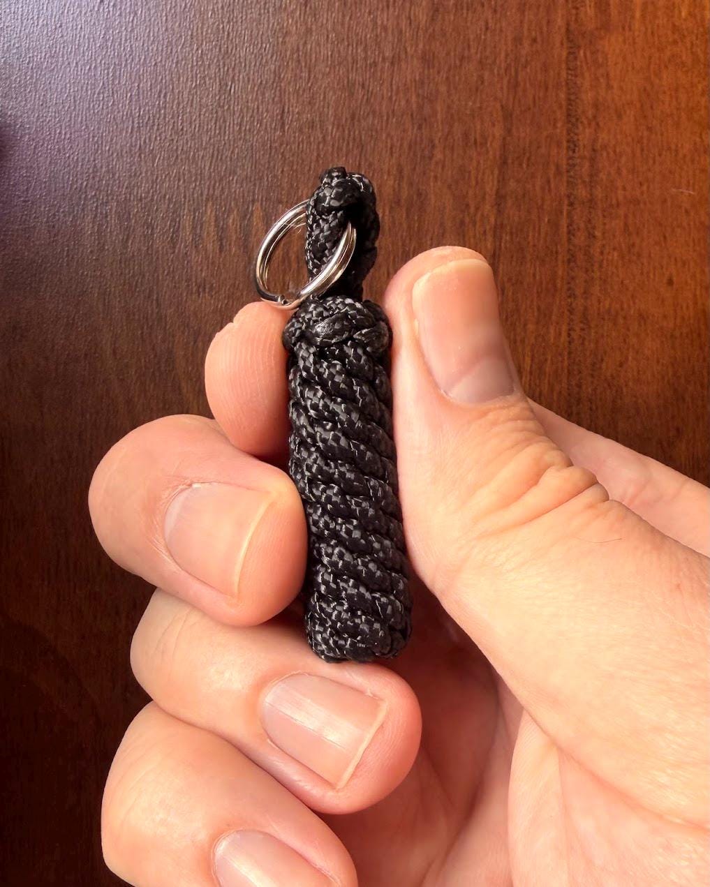Mini Paracord Keychain, Compact Key Fob, Zipper Pull & Backpack Accessory