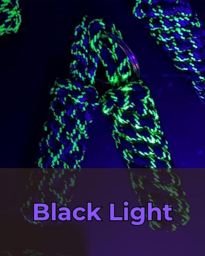 Halloween Paracord Keychain - UV Reactive